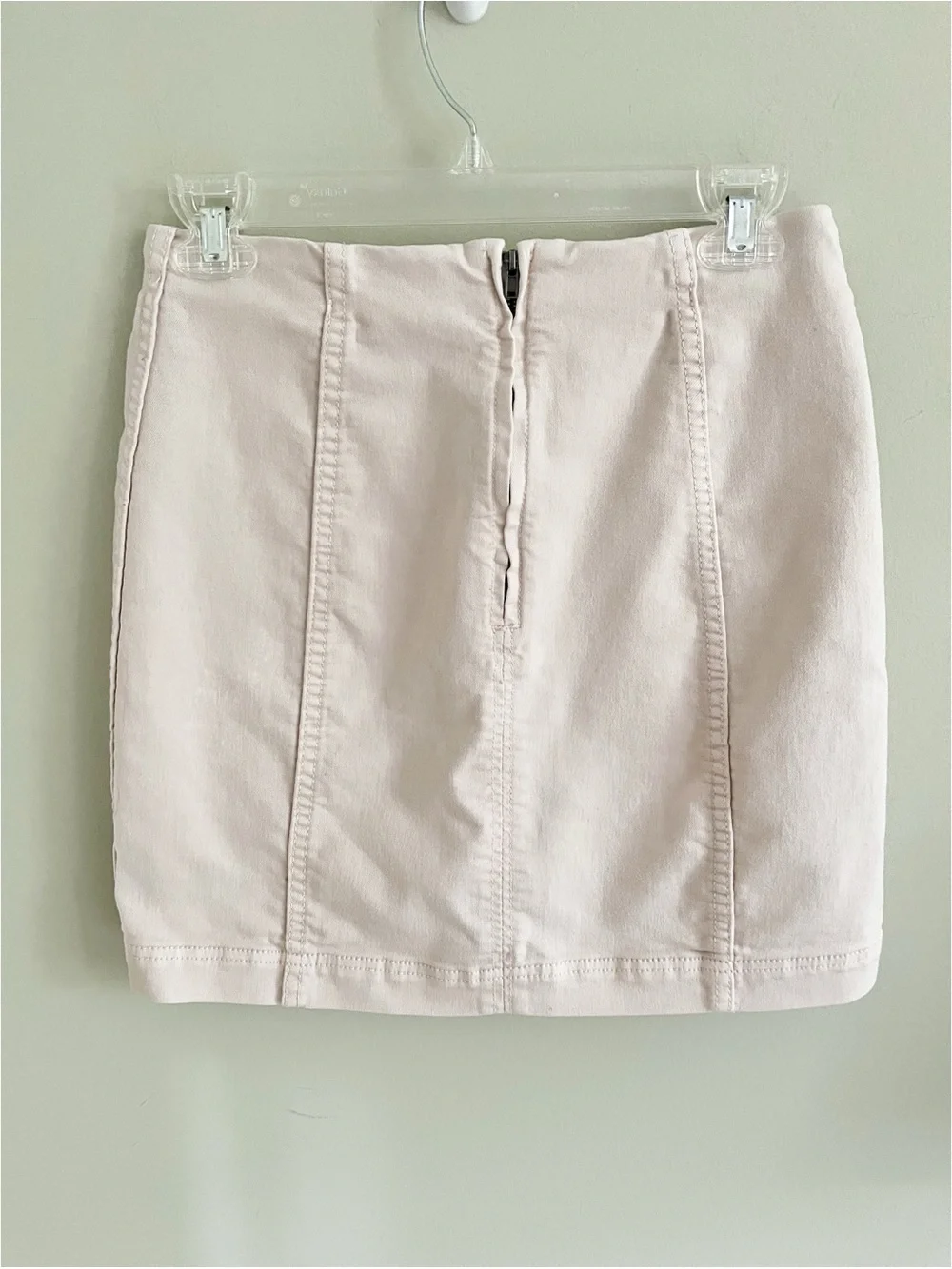 Free People blush pink mini skirt sz 5